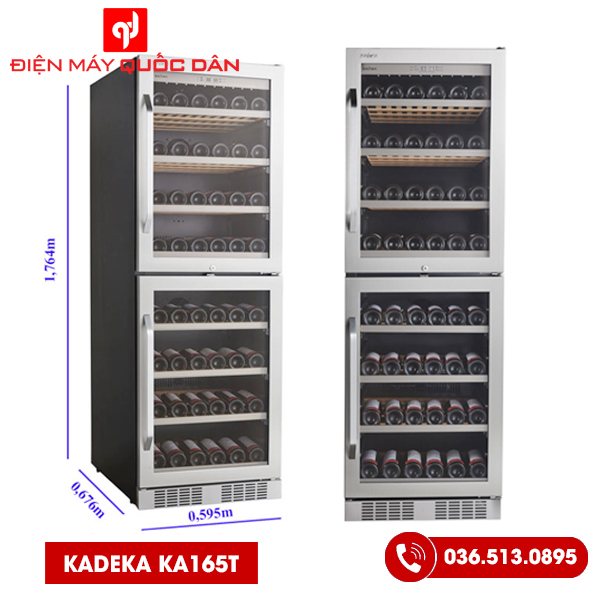 Tủ ướp rượu Kadeka KA165T