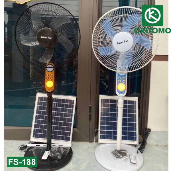 bộ Quạt cây đứng tích điện năng lượng mặt trời solar fan Thịnh Hoa FS-188