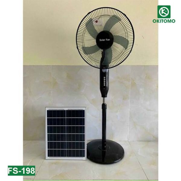 Quạt cây tích điện năng lượng mặt trời solar fan Thịnh Hoa FS-198 xịn